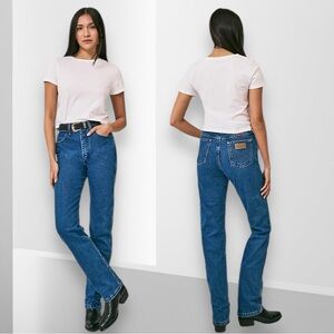 Wrangler Women's Jeans Cowboy Cut Stone Wash
